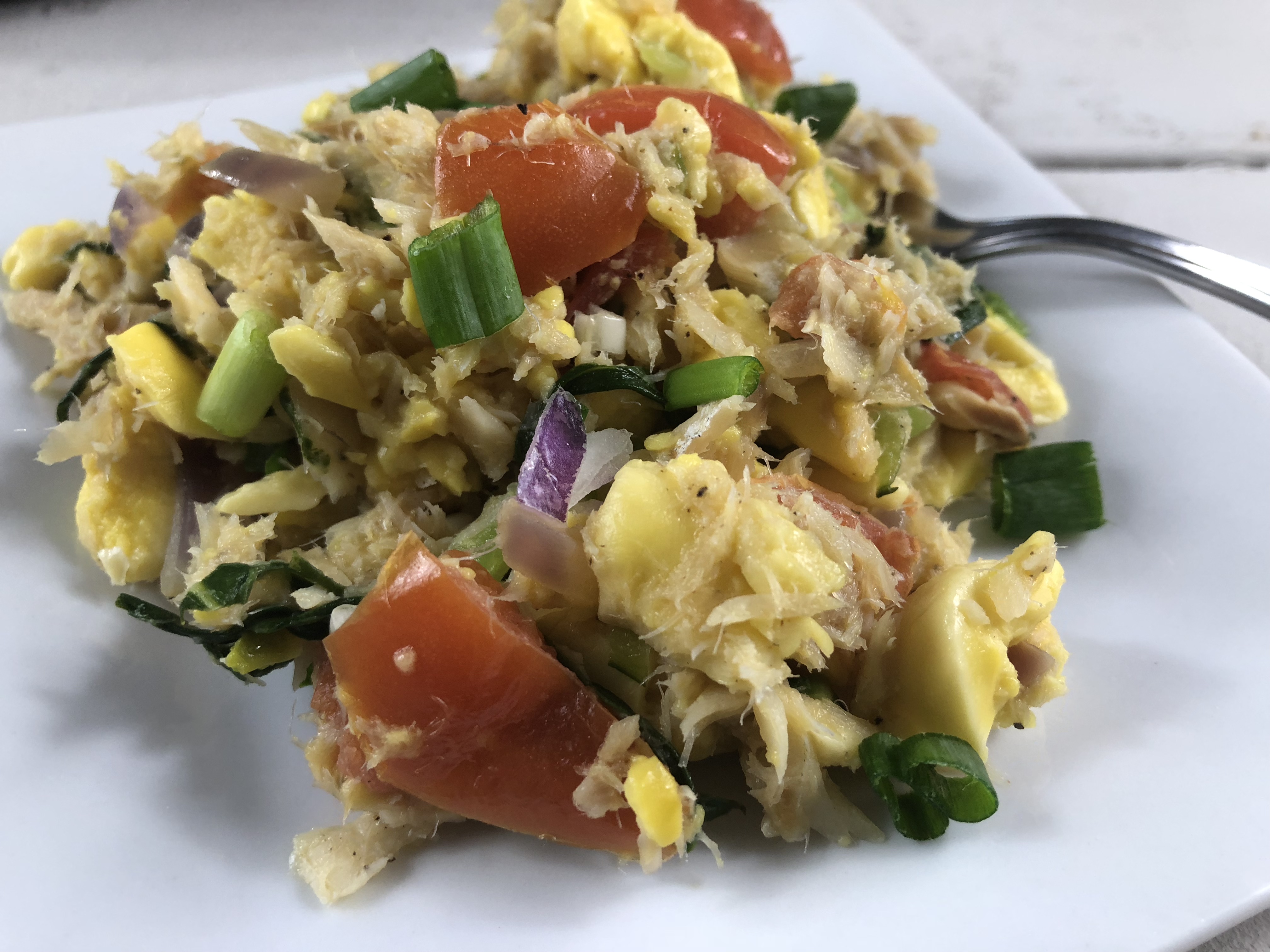 Ackee and Saltfish Jamaican Food