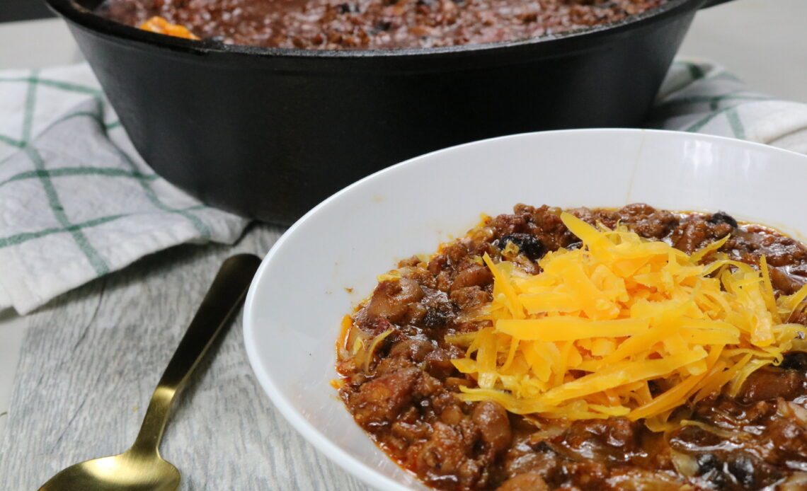 beef and bean chili