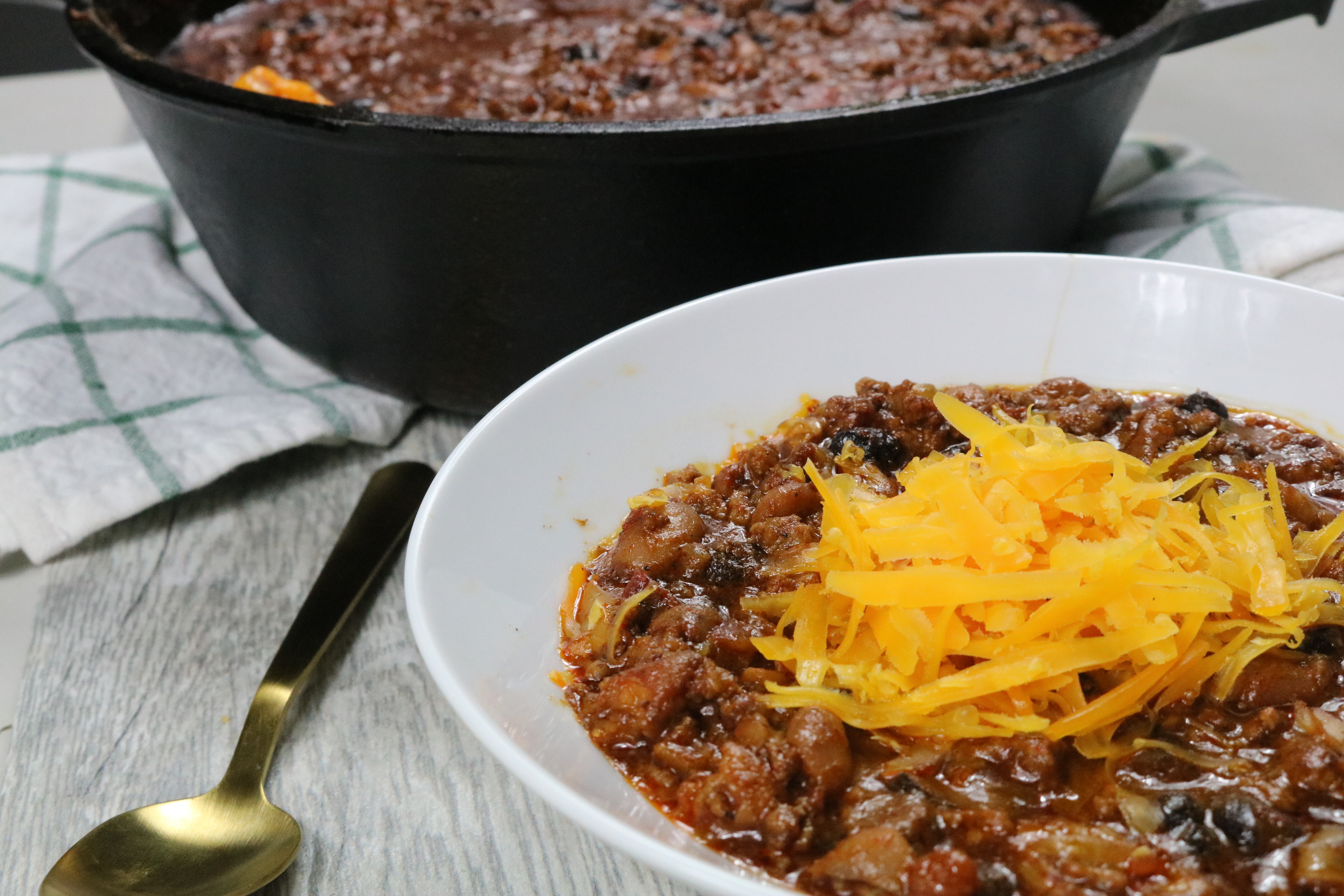 beef and bean chili