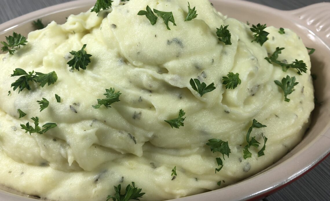 Garlic Herb Whipped Potatoes