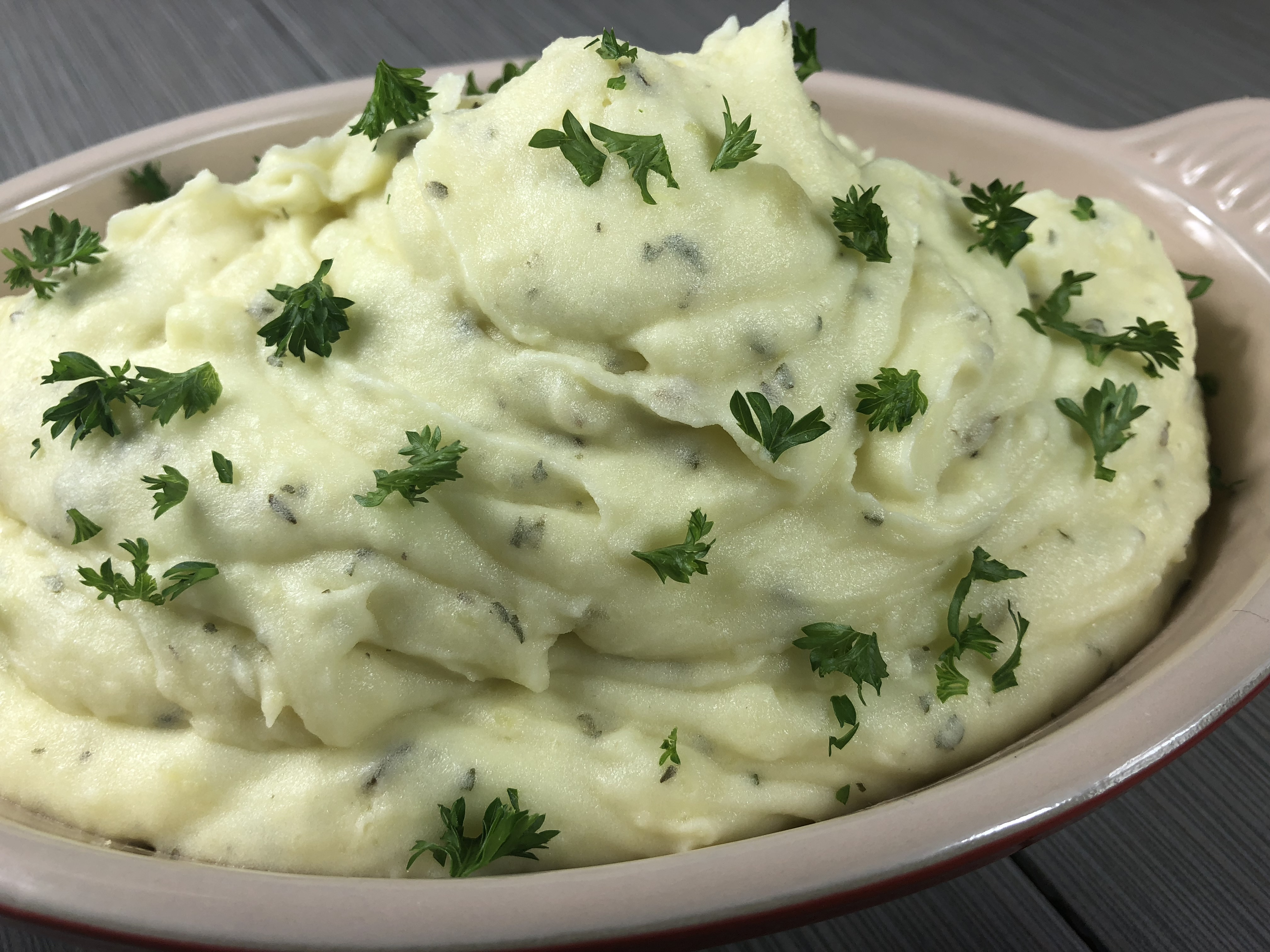 Garlic Herb Whipped Potatoes